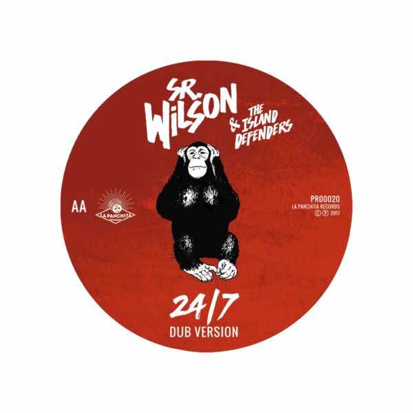 Sr. Wilson & The Island Defenders - 24/7 (vinilo 7") - Imatge 2