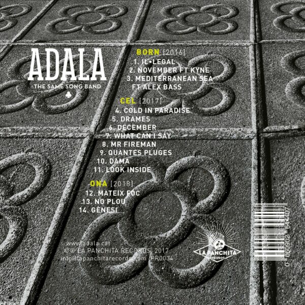 Adala & The Same Song Band - Born·Cel·Ona (CD) - Imatge 2