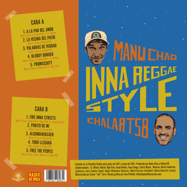 Manu Chao & Chalart58 - Inna Reggae Style (vinilo 12") - Imatge 2